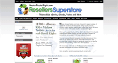 Desktop Screenshot of master-resale-rights.com